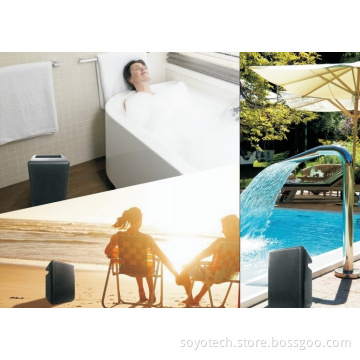 Wireless Portable Waterproof Speaker for Shower Room, Beach, Swimming Pool and Rainy Day